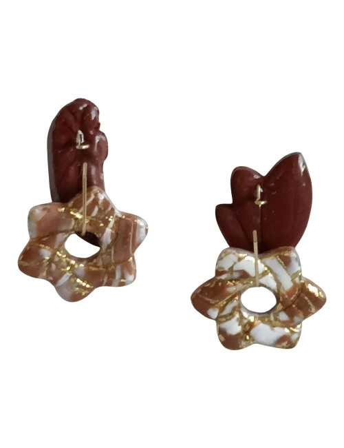 Pampilles étoile doré