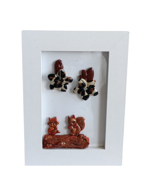 Pampilles fleurs léopard