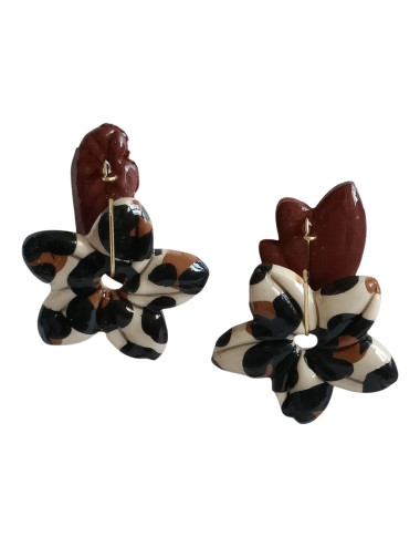 Pampilles Pétales léopard