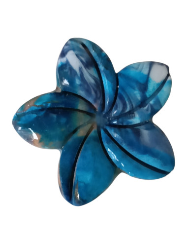 Broche Papillon & Fleur