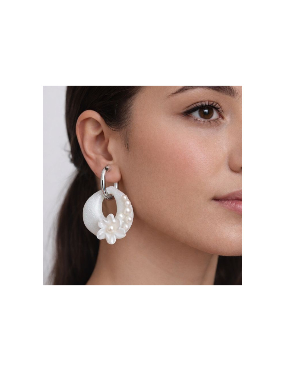 boucles d'oreilles mariée - goutte d'eau