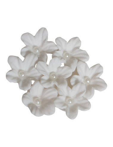 Clip fleur blanche – Robe de mariée