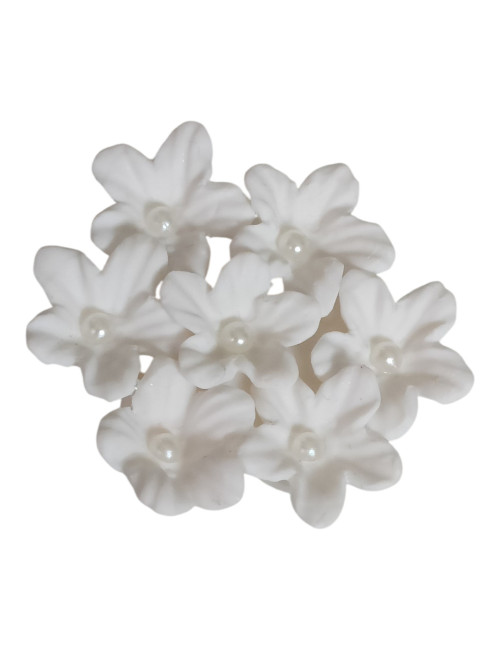 Clip fleur blanche – Robe de mariée