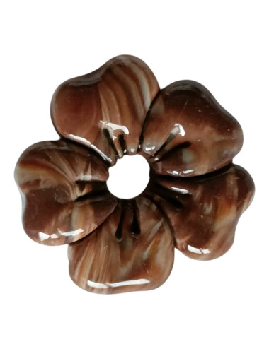 Boucles d'oreilles interchangeable fleur