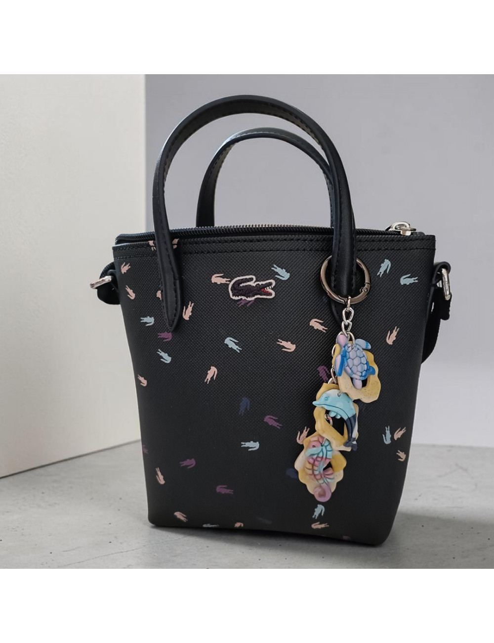 Bijoux porte clés sac à main - Marin