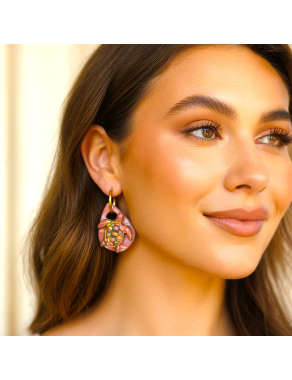 Boucles d'oreilles interchangeable - tortue