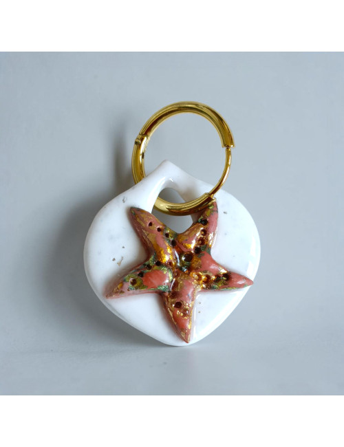 Boucles d'oreilles interchangeable - étoiles de mer