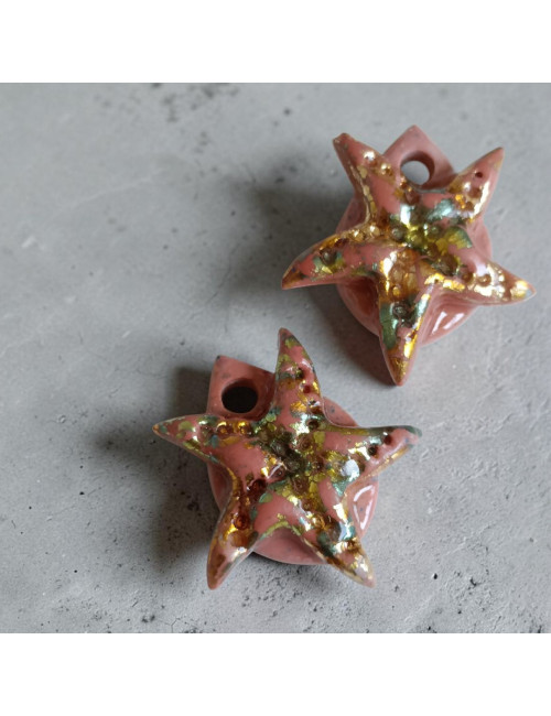 Boucles d'oreilles interchangeable - coquillages