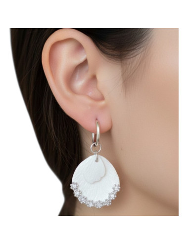 Boucles d'oreilles interchangeable - Maria