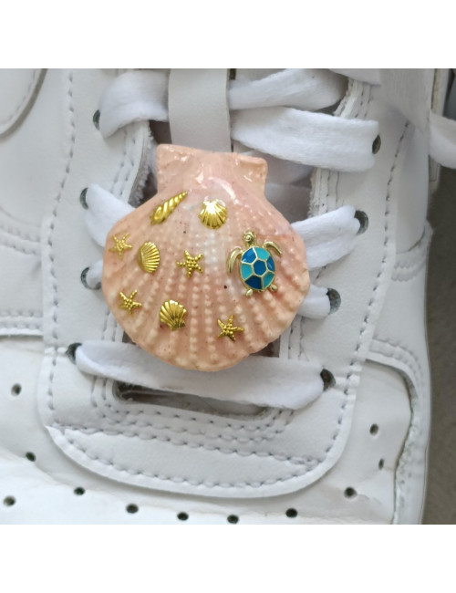 Bijoux pour lacets - coquillages