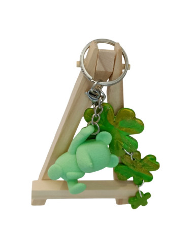 Porte-clé ourson esprit nature