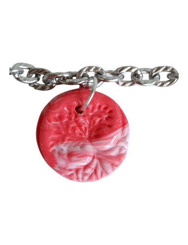 Box bijoux sac chaine Cœur Floral