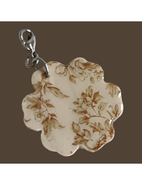 Box  bijoux sac et porte clés teckel Fleurissent