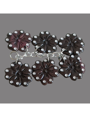 Box bijoux sac et porte - clés Fleur Rebelle