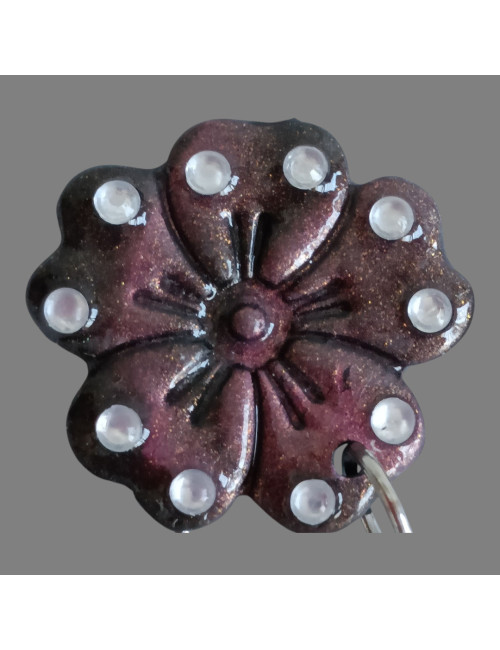 Box bijoux sac et porte - clés Fleur Rebelle"